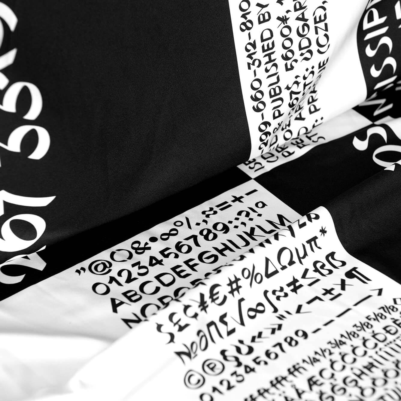 Jan Horcik: Oasis Font + Scarf