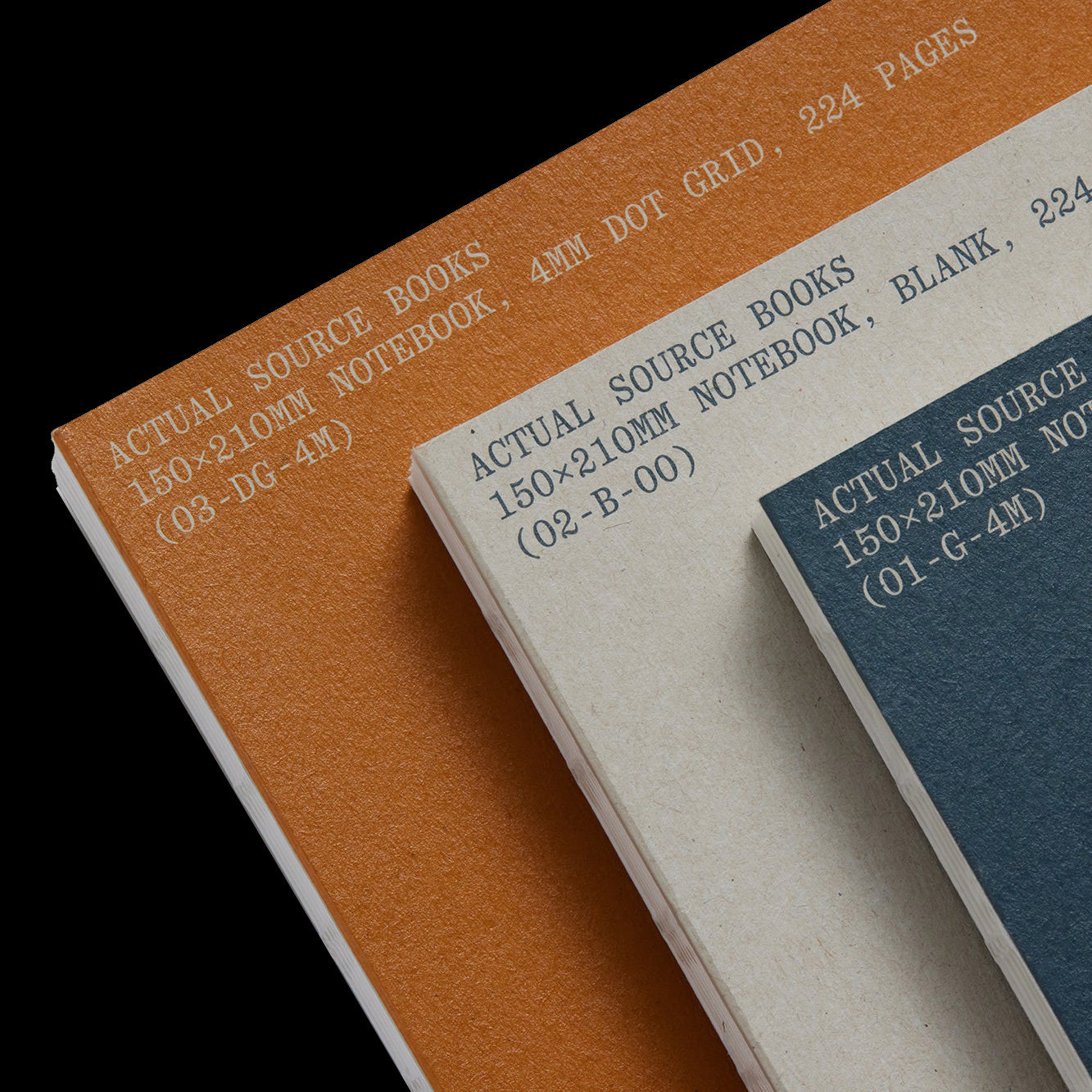 Actual Source Notebook: 3 Pack